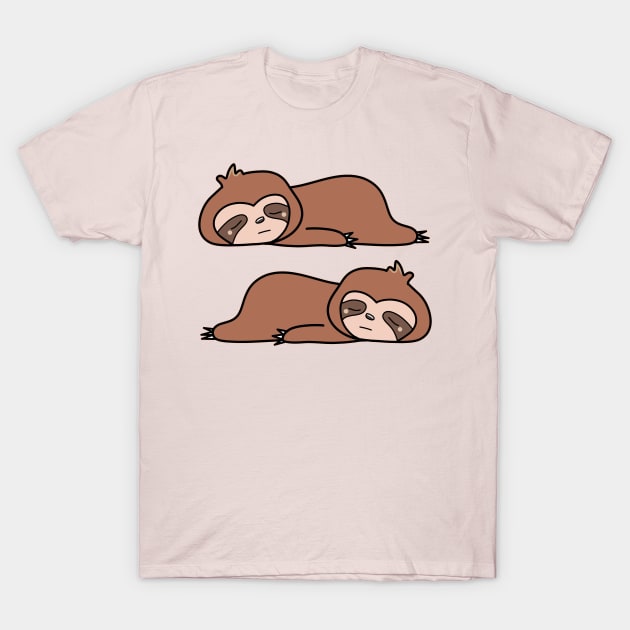 Cute Sloth T-Shirt by Imutobi